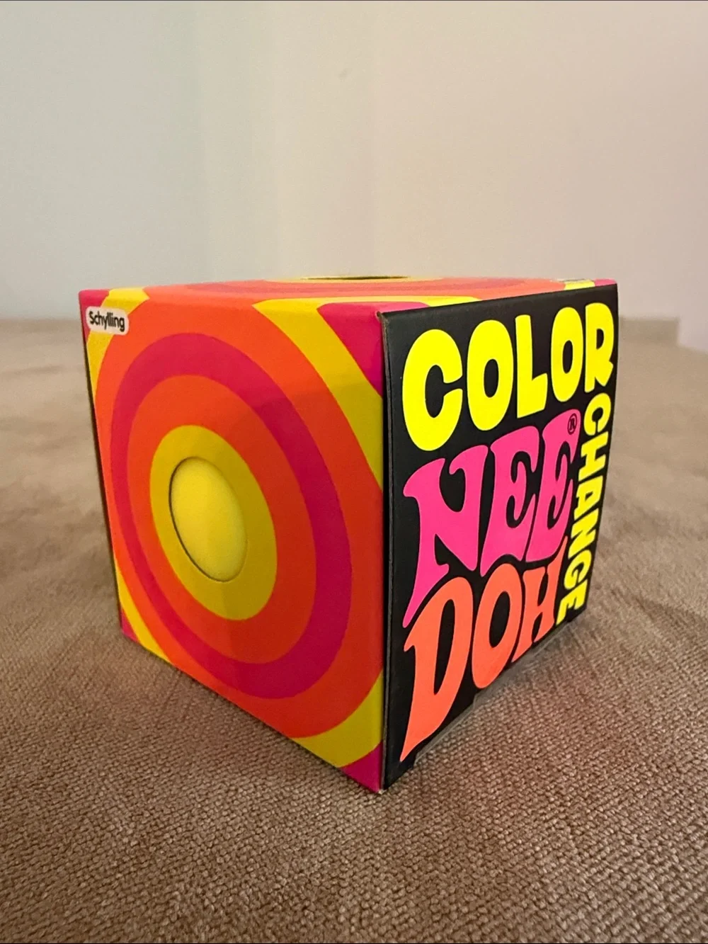 Needoh Fuzz Ball The Velvet Squeeze! & Color Change | New